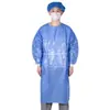 Vestuário de Proteção Descartável Avental de Isolamento Não Tecido Sms Roupas de Proteção para Trabalho em Laboratório Peça Única Roupa de Trabalho de Usar ao Contrário Fabricante