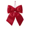 Colgante de Lazo de Terciopelo Navideño Decoración de Árbol de Navidad Lazo Empaque de Regalo Navideño Adornos Colgantes Venta al por Mayor