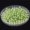 Perlas de imitación ABS cuentas sueltas accesorios para bricolaje perlas decorativas falsas cuentas redondas no porosas 10mm perlas para boda