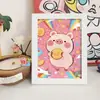 Pintura de Diamantes para Niños al por Mayor Pintura de Pegar Pegatinas de Diamantes con Marco de Fotos Paquete de Materiales Hechos a Mano DIY Mampostería Completa de Diamantes de Dibujos Animados