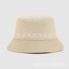 Sombrero de pescador bordado con logo personalizado circunferencia de cabeza grande sombrero de algodón personalizado parasol exterior gorra de pesca sombrero de pescador para niños