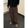 Chenilla Tencel Otoño/Invierno Nuevos Pantalones Largos Sueltos Talla Grande Estilo Old Money Casual de Alta Gama Diseño
