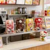 Nueva Serie de Cartones de Leche Hello Kitty Juguete de Comida Hecho a Mano DIY Pegamento de Crema Accesorios de Resina Colgante Decoración Adorno