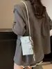 Bolso Cruzado para Teléfono para Mujer, Nuevo y Moderno 2026, Bolso de Hombro Versátil con Textura, Bolso Cruzado Pequeño Cuadrado