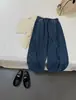 GAGD Diseño Retro de Tres Dimensiones Pantalones Vaqueros Cortos Sueltos Divididos Estilo Globo Otoño Nuevos Pantalones de Pierna Ancha Scimitar