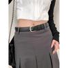 Cinturón Negro Jeans Decorativos para Estudiante Nuevo Estilo Coreano para Mujer con Cinturón de Moda Versátil de Sentido de Alta Gama Casual Moderno