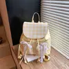 Mochila de Patchwork a Cuadros para Mujer 2026 Nuevo Estilo Bolso de Mano de Alta Gama Gran Capacidad Bolso de Hombro Versátil