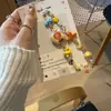 Colgante para Teléfono Móvil Estrella de Dibujos Animados, Cadena para Teléfono Móvil con Cuentas Linda, Colgante para Bolso con Diseño de Nicho, Hebilla de Llave Versátil