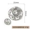 Botones Metálicos de Alta Gama, Botones Pequeños Estilo Chanel para Manualidades de Colores Mixtos, Botones de Perla de Alta Gama Cosidos a Mano, En Stock de Fábrica