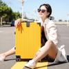 Mala de viagem estilo coreano 2023, mala de viagem feminina moderna para estudantes, cor sólida, mala de viagem para homens, atacado