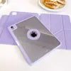Adequado para Capa Protetora de iPad, Dobrável 3 Vezes 720 Graus Magnética Destacável Giratória Multifuncional Flip Cover Capa Protetora de Tablet para Apple