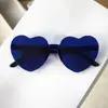 Moda Gafas de Sol de una Pieza con Forma de Corazón, Gafas de Corazón Melocotón de Colores Caramelo, Gafas de Amor de una Pieza Europeas y Americanas Transfronterizas, Gafas de Baile