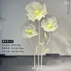 Flor Grande Flor Gigante Flor de Rede de Seda Adereços de Casamento Decoração de Janela Layout de Passarela Fundo de Transmissão ao Vivo Flor Artificial Flor Guia