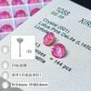 Brincos Originais Shijia Huazi 1088 Furo de Orelha Austríaco Aço Titânio Brincos Redondos Huazi Pregos de Osso da Orelha Produto Acabado