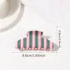 Pinzas de Pelo de Rayas Coloridas, Pasadores para Coletas, Pinzas de Tiburón, Accesorios para el Cabello, Pinzas para el Cabello, Accesorios de Moda para el Cabello al por Mayor desde el Fabricante