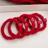 Lazo Rojo Festivo para el Año Nuevo de Intestino Delgado para Mujer, Cuerda para el Cabello del Año del Zodiaco 2026, Banda Elástica, Alta Elasticidad y Durabilidad