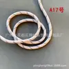 Corda Redonda Poliéster Fio Central Colorida com Padrão de Pontos de 5mm de Espessura, Resistente ao Desgaste Miu Rope para DIY Tecelagem Manual, Pingente, Cinto, Cordão de Chapéu, Cordão