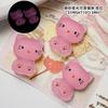 Accesorios para uñas de gato Macaron de color sólido transparente luminoso lindo tridimensional kt gato material pieza de uña accesorios diy
