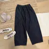 Novedad de Otoño: Jeans Casuales de Pierna Ancha Cónica con Cintura Elástica y Cordón de Color Original, Pantalones Sencillos y Versátiles Adelgazantes para Mujer