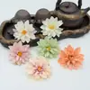 Flores Artificiales, Pequeño Epiphyllum, Dalia Nórdica, Tocado de Flores, Cabeza de Flor de Seda, Tocado Tradicional Chino, Fabricación de Coronas, Arreglo Floral