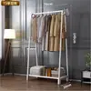 Perchero de pie para dormitorios, simple y fácil de usar, con un diseño reforzado, adecuado para colgar ropa y sombreros, y se puede mover al balcón para secar la ropa
