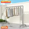 Secador de Roupas de Tubo de Aço Galvanizado para Varanda de Casa, Tubo de Água Espesso Simples Externo para Pendurar Roupas e Secar Colchas