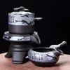 Conjunto Automático de Chá em Argila Roxa Original Conjunto de Chá Kung Fu Atacado Presente Promocional para Escritório e Casa Caixa de Presente com Logo