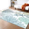Tapetes Estampados Transfronteiriços para Sala de Estar e Quarto, Tapetes de Piso Estampados Mundo Oceânico da Amazon, Tapetes Resistentes a Manchas e Antiderrapantes
