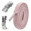 Hebilla de Cordón Elástico Perezoso de 8 mm Sin Atar Cordón de Zapato Elástico de 8 mm de Ancho para Hombres y Niños Sujetador Sin Atar
