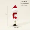 Muñeca de Niña Angelito Nueva Transfronteriza Colgante Decorativo de Papá Noel Ciervo Tela Felpa Colgante para Árbol de Navidad