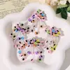 Atmósfera de Verano Borlas Coloridas Cuentas de Arroz Florales DIY Pendientes Dopamina Bolsos de Mujer Flores para Zapatos Ropa Accesorios para el Cabello
