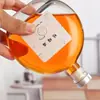 Botellas de Vidrio Vacías de 0.5 kg para Vino de Hielo, Vino de Frutas, Botellas Cuadradas, Botellas de Licor, Botellas Redondas Planas, Botellas de Vino Blanco, Botellas de Vino Medicinal, Material Blanco de Alta Calidad