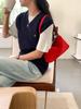 Bolsa de Axila Estilo Nicho para Mulheres, Bolsa Quadrada Pequena de Camurça Retro de Alta Qualidade, Nova Bolsa de Ombro Versátil de Outono e Inverno para Mulheres