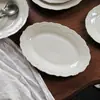 Lolita francesa relieve cerámica vajilla plato de cerámica taza de café platillo cuenco de cerámica plato hondo plato ovalado plato de postre