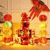 Escena de Decoración de Año Nuevo 2026, Farolillos Estilo Chino, Día de Año Nuevo, Año del Caballo, Festival de Primavera, Nochevieja, Decoraciones para Centros Comerciales y Tiendas, Artículos al por Mayor