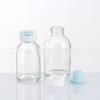 Botella de vidrio transparente moldeada Cilin de 20/30/50 ml, botella de esencia cosmética, botella de esencia