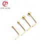 Mini barra en L nueva de acero inoxidable Pengjie con piercing de bola para joyería