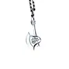 Plata de ley S925 personalizada moda nacional hacha carácter fu colgante retro pequeño colgante estilo étnico Creativo regalo de Año Nuevo