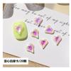 Belleza de uñas con punta inferior, moca, diamante mágico, color macarrón, taladro de uñas fluorescente en forma de corazón tridimensional, diamante de forma especial, venta al por mayor