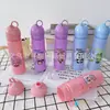 Fabricante H9930W Nuevo Exportación Impresión de Dibujos Animados Transfronterizo Libre de BPA Plástico Taza de Agua Niños Estudiante Hervidor de Agua