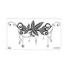 Colección Rui Ka Long: Pegatinas de Tatuaje con Patrón Seductivo para Clavícula y Pecho, Pegatinas de Tatuaje Sexy, Diseño Floral de Larga Duración con un Toque de Lujo