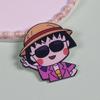 Broche Ins de Acrílico Desenho Animado Broche de Bolinha Fofa Acessório para Mochila Patch de Presente Boneca Criativa Estilo Ins