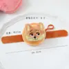 Monedero de Felpa de Conejo y Zorro de Dibujos Animados Lindo, Estuche para Auriculares, Bolsa de Almacenamiento para Estudiantes, Colgante, Encanto, Pulsera de Fleje