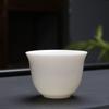 Octogonal Laicai Master Cup Tapete Jade Gordo Porcelana Xícara de Chá Cerâmica Xícara de Degustação de Chá Feito à Mão Porcelana Branca Chá Kung Fu Chá Caseiro Xícara de Degustação de Chá