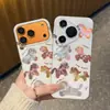 Diseño de Caballo Colorido Hueco Adecuado para Apple 17 Pro Max Funda de Teléfono Creativa 16 Pro Patrón Glaciar 14 Divertido 13