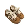 Zapatillas de entrenamiento alemanas Lancui para mujer 2026 nuevas zapatillas casuales de suela gruesa vintage de color bloque versátiles zapatillas deportivas Cortez