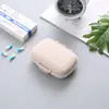 Pastillero portátil sellado de 8 compartimentos a prueba de humedad doble capa sellado sub-empaque caja de medicamentos Estuche de pastillas de viaje