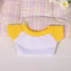 Ropa para muñeca de 10 cm, camiseta de manga corta, chaleco para muñeca, colección de atuendos para muñeca Labubu de 17 cm