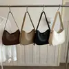 Bolso de axila texturizado estilo Hong Kong para mujer, nuevo bolso cuadrado pequeño retro de moda, bolso de hombro/cruzado versátil y simple para el trabajo