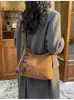 Bolsa popular deste ano feminina de grande capacidade 202 nova bolsa de ombro único transversal retrô bolsa de compras casual